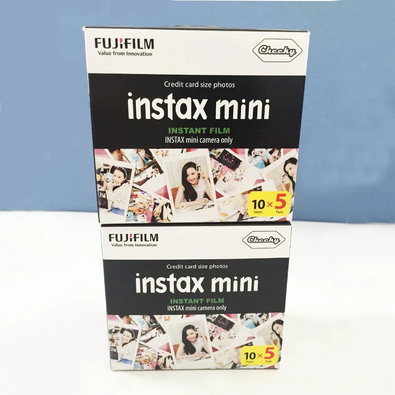 100 лист Fujifilm Fuji Instax Мини 8 фильмов для Мгновенных 7 s 25 50 90 Камеры Белый Край Фото