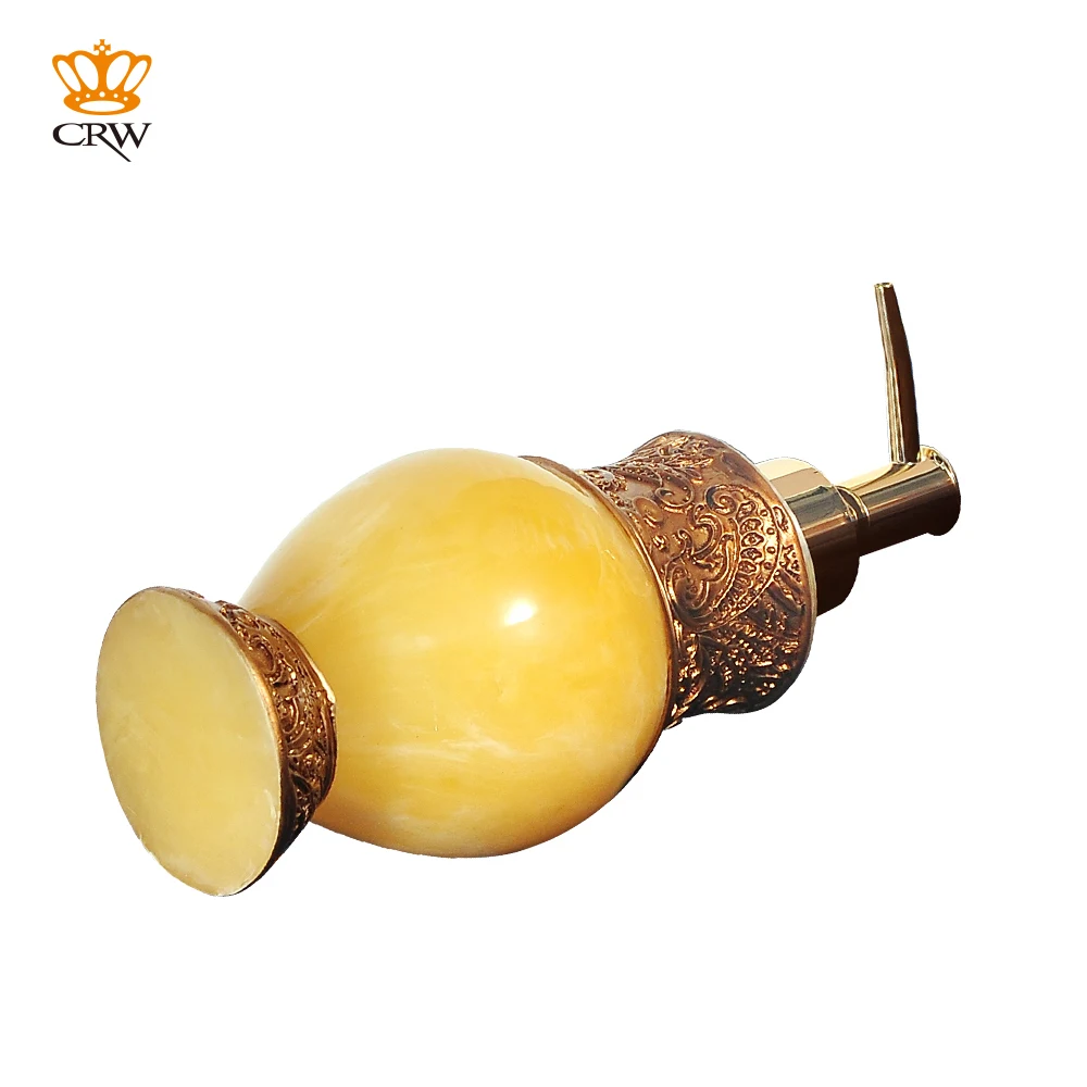 CRW Роскошный Королевский Ванная комната Кухня ручной нажимной Тип жидкий дозатор