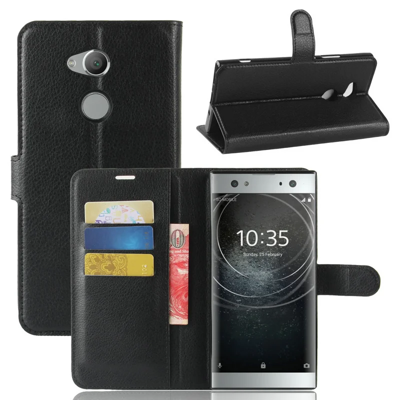Роскошный кожаный чехол-книжка для Sony Xperia XA2 Ultra Dual H3213 H3223 H4213 H4233 чехол-бумажник с
