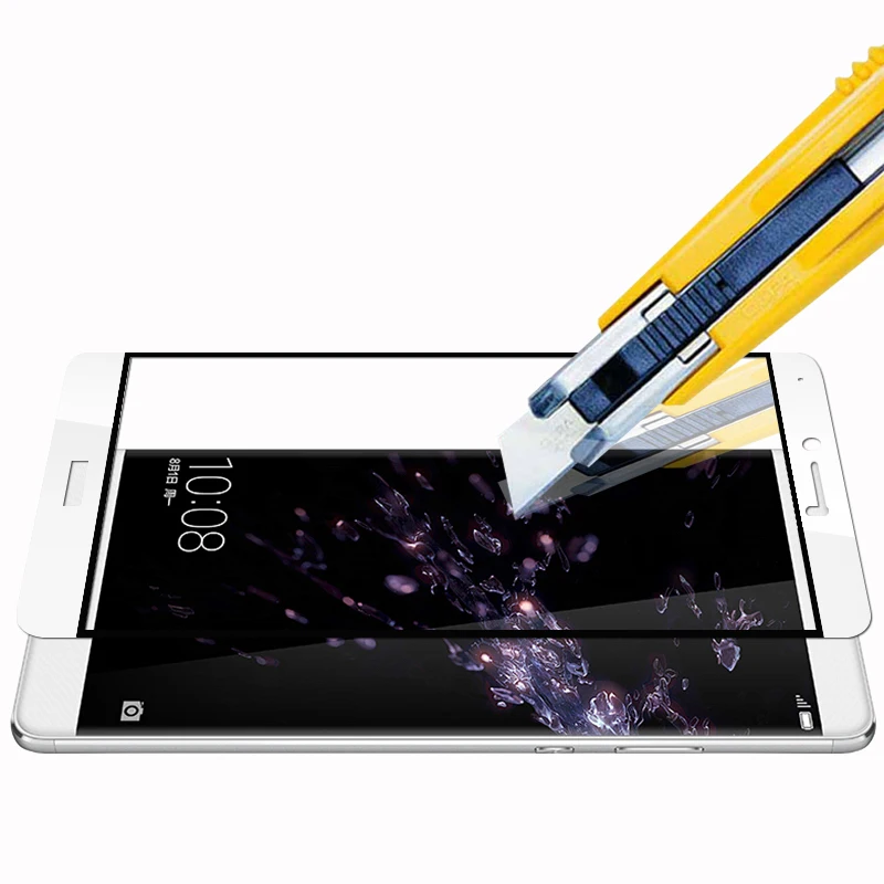 2 шт. полностью клеящееся закаленное стекло для Huawei Honor Note 8 Защитная пленка экрана