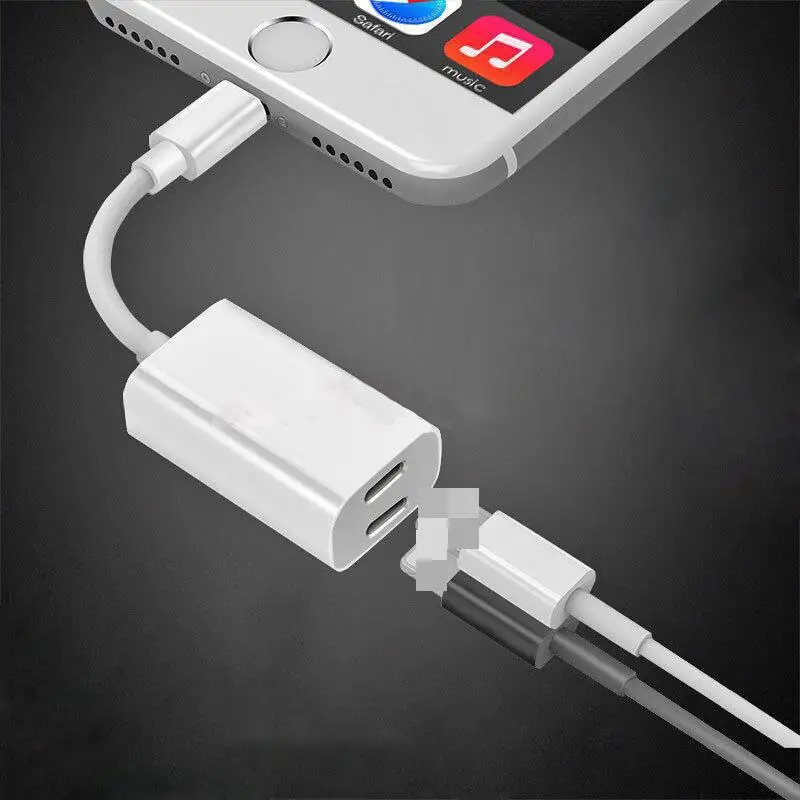 Аудиоадаптер для наушников Iphone Папа-мама кабель передачи данных и зарядки песни |