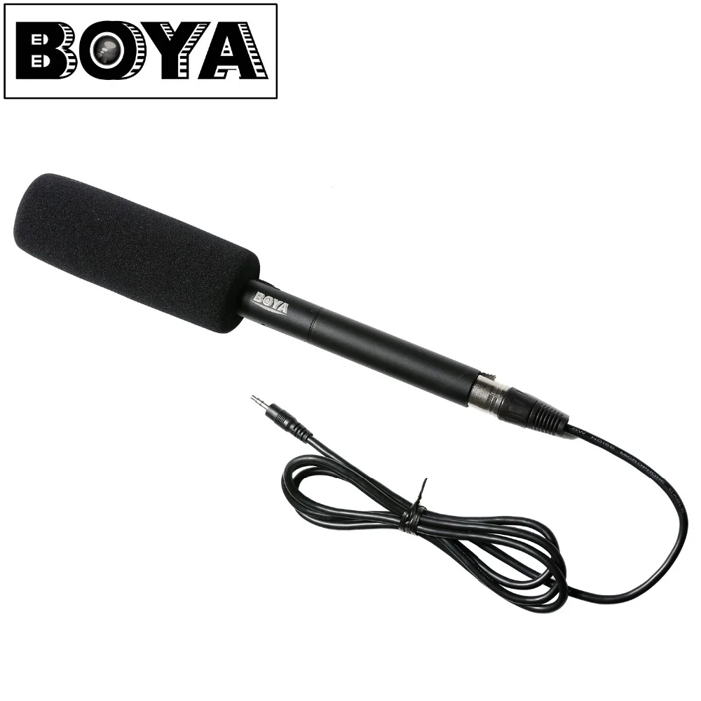 BOYA BY-PVM1000 Pro конденсаторный интервью микрофон для видеокамера и видео камеры 5D2 6D