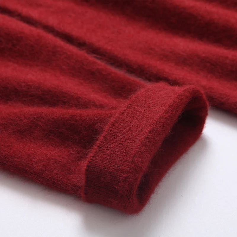 Женское офисное платье осенне-зимний длинный вязаный свитер с треугольным