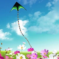 fun 10m33ft kite accessories long tail tubeplane rainbow nylon kite tail single line delta kites accs outdoor toys for kids