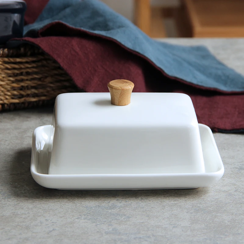 christmas White ceramic sushi small dish fruit compote fine cuisine exquisite dribbling cover butter | Дом и сад