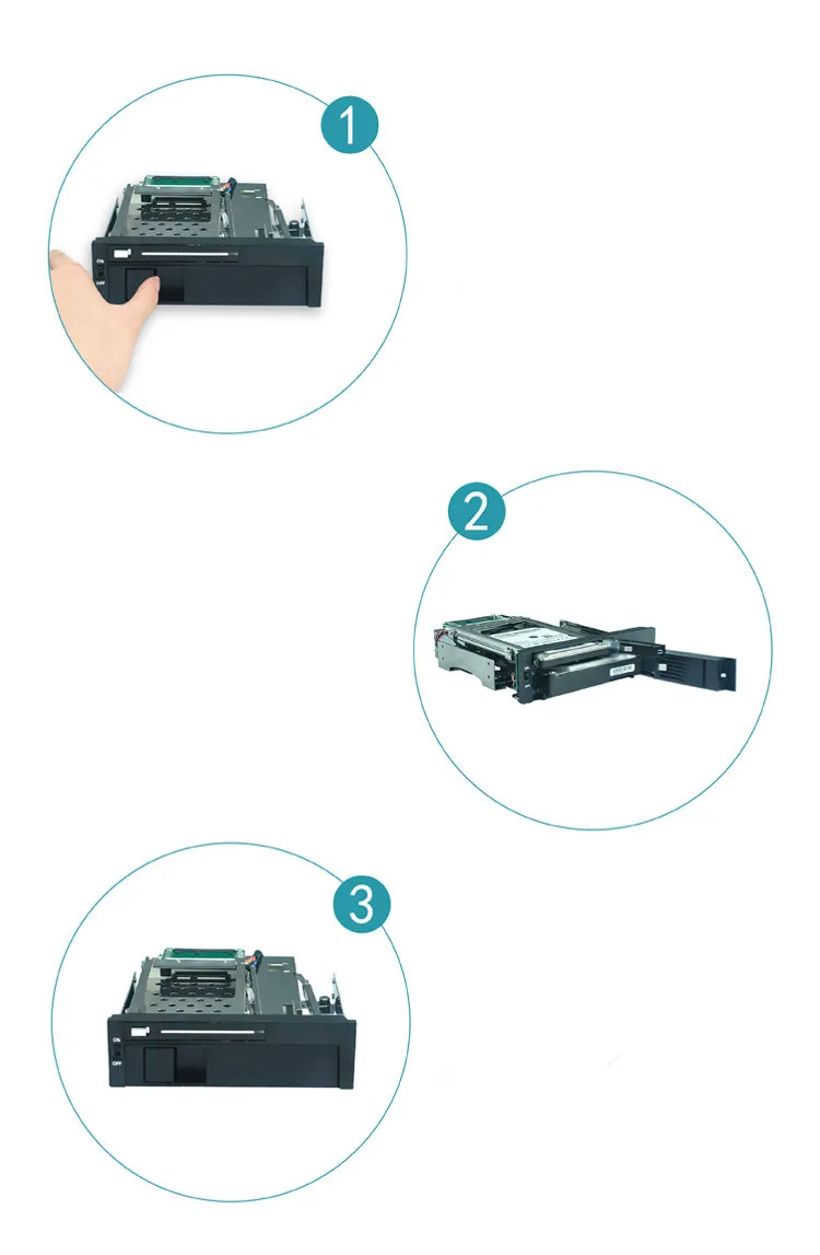 Uneatop ST7221 2.5in and 3.5in Dual Bay optibay адаптер 5.25in SATA жесткий диск Case док-станции внутренний HDD mobile rack