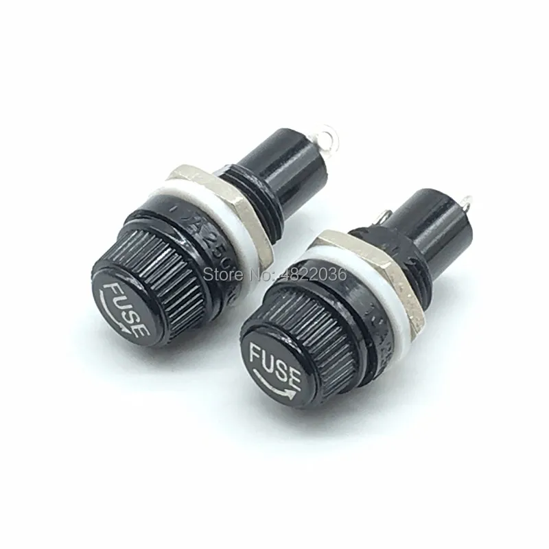 5 шт. 5*20 мм стеклянные держатели предохранителей 5x20 страховая трубка держатель