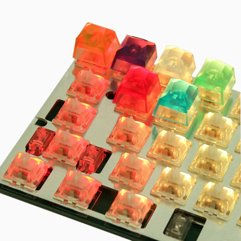 Смола Драгоценный Камень Keycap новинка блеск через брелки для Cherry MX Механическая игровая клавиатура