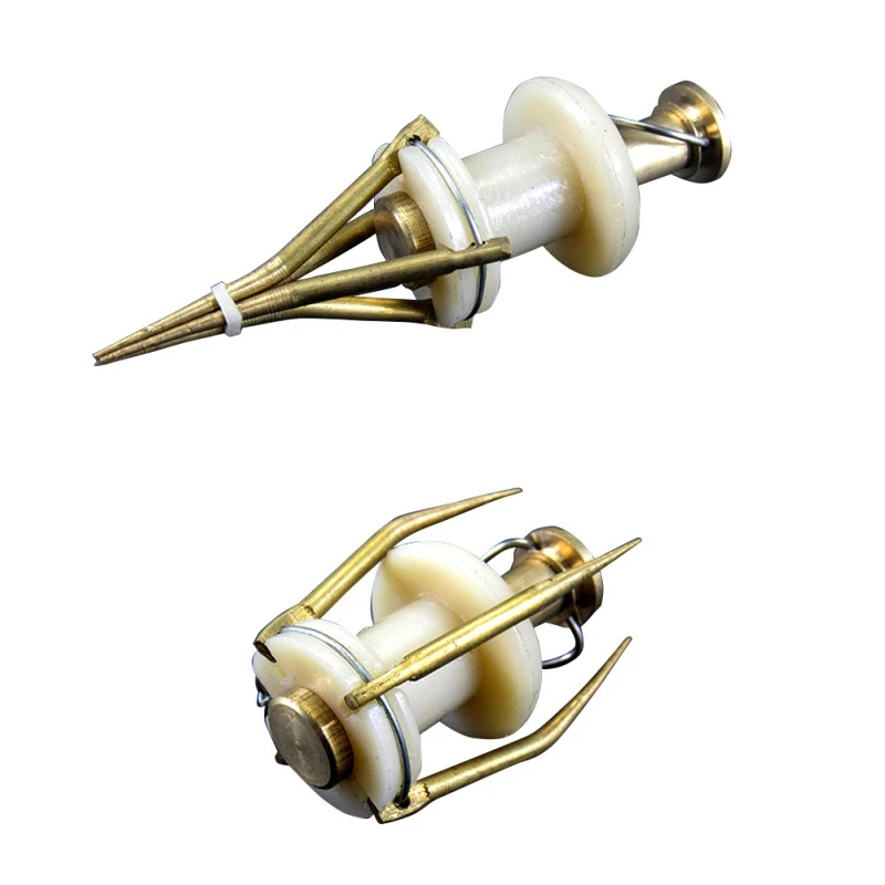 1 шт. Медь Запчасти мотыль приманка гранулы Angleworm зажим для рыбалки на карпа Bander