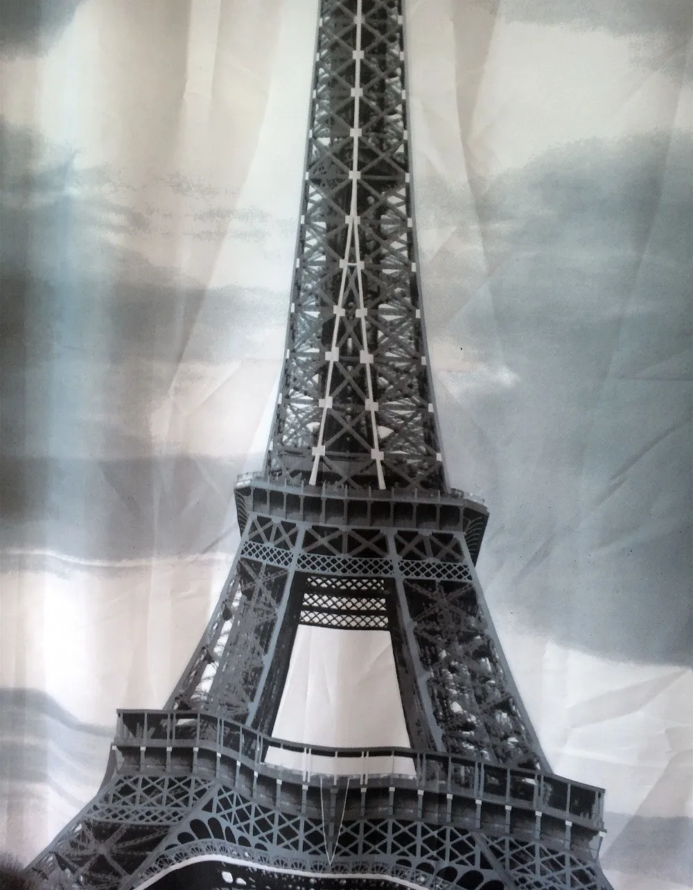 Парижские пейзажи Curtain занавеска для душа с изображением Эйфелевой башни