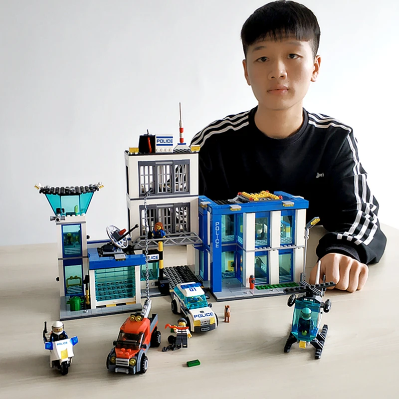 10424 Compatible With City Police Station 60047 Building Block Model Policeman Educational Toys For Children | Игрушки и хобби