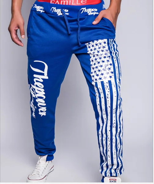 Шаровары новая мода 2016 повседневная одежда брюки с заниженной мотней мужские