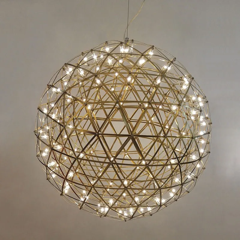 D70/80/90cm 92 leds 162 110v 240v LED round steel Pendant Lights Lamps Restaurant Bar Dining Room home D90cm hang light | Лампы и