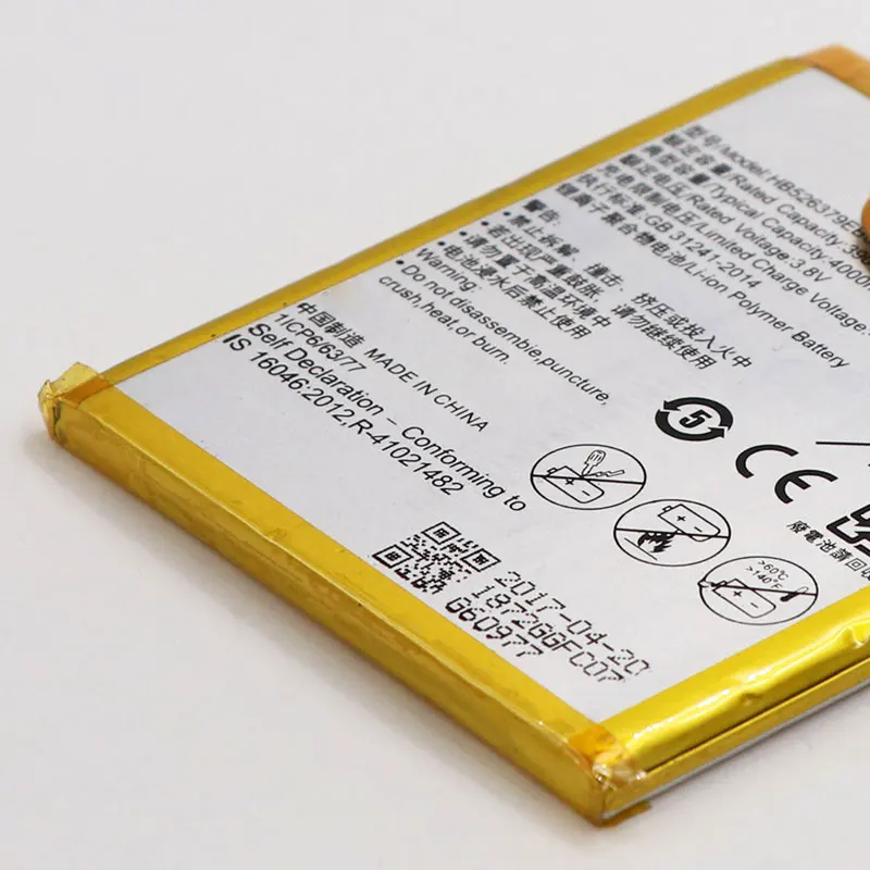 QrxPower запасная батарея 4000mAh HB526379EBC для Huawei Y6 Pro Enjoy 5 HONOR 4c pro TIT L01 CL00 TL00|Аккумуляторы