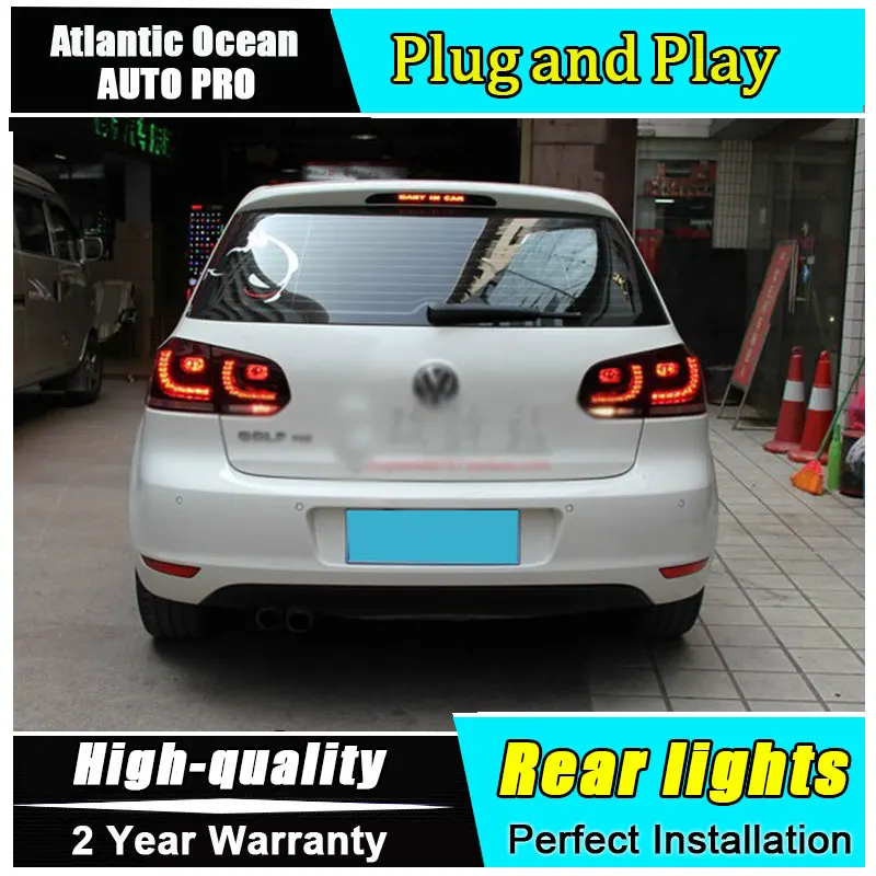 Для Гольф vw golf 6 led светильник s 2009 2013 R20 модель для гольф MK6 светодиодный задний