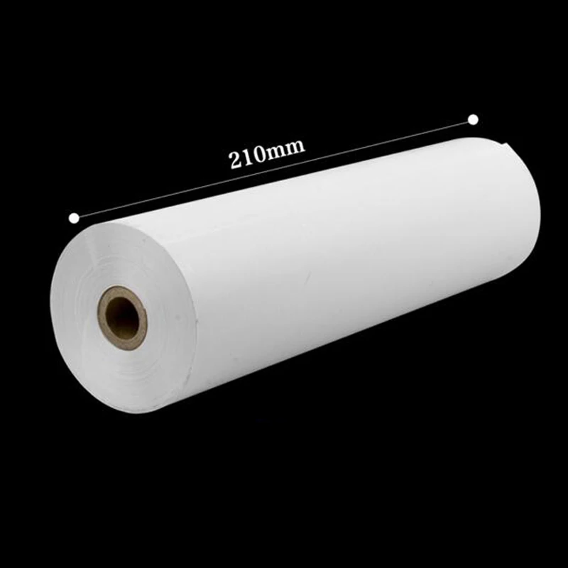 Высококачественная термобумага для факса 1 рулон 210X30 мм яркие белые гладкие