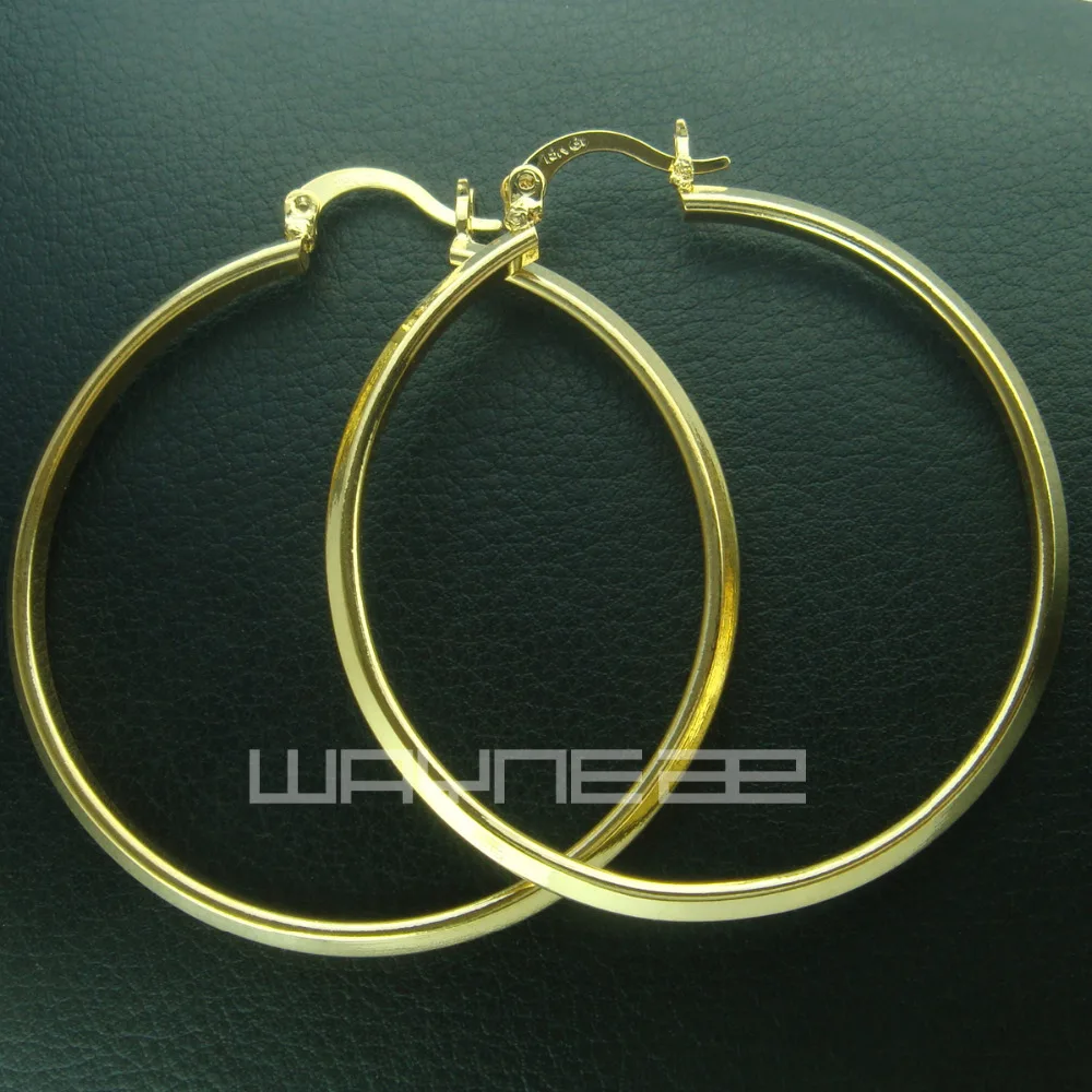 Красивые серьги кольца с позолотой 18 карат E43|earings gold|earring tapersearrings babies |