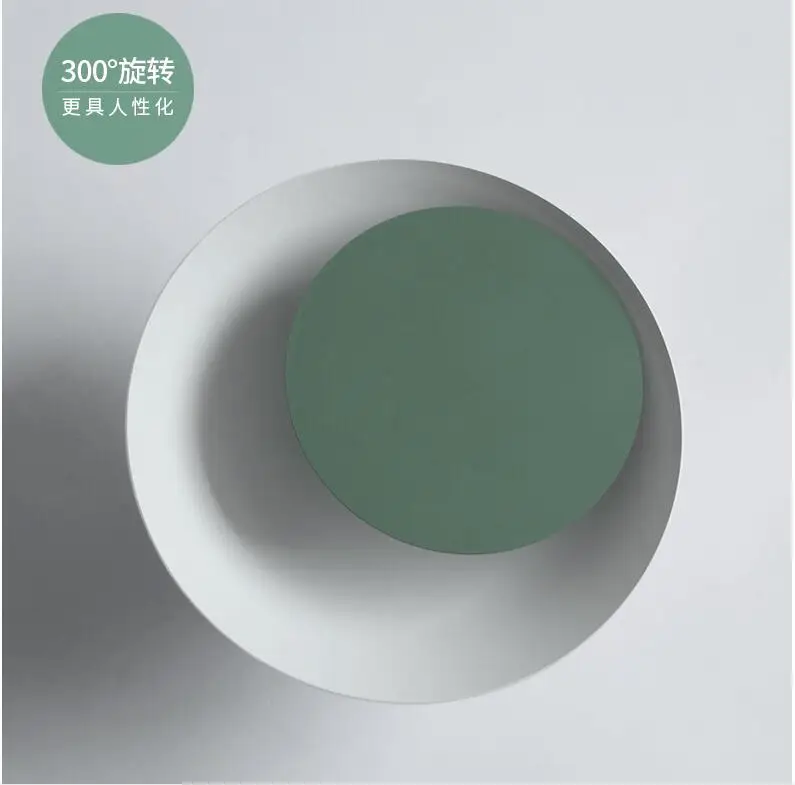 Creative Nordic simple modern living room restaurant creative light in the bedroom color circular macaroon eclipse wall lamp | Лампы и