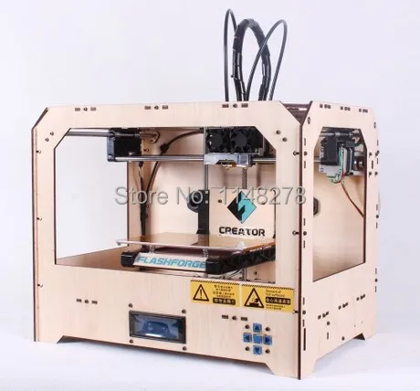 3d-принтер replicator 2 flashforge создатель двойного сопла цветной печать | Компьютеры и