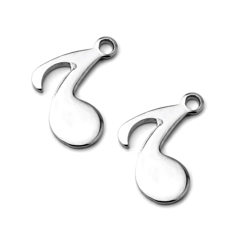 50pcs / lot 2020 Stainless Steel Small Pendant Handmade Jewelry Making DIY Necklace Pendant Accessories Wholesale