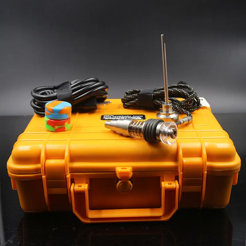 

Waterproof Case Electric Nail Dab Nail Heater Coil 10MM Quartz Titanium Nail Combustion WAX Oil For Water Pipes
