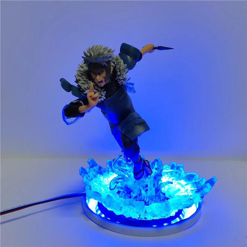 Tobirama Наруто фигурка светодиодный эффект 3D ночной Светильник Аниме Фигурка Наруто Senju Tobirama Коллекционная модель Lampara настольная лампа