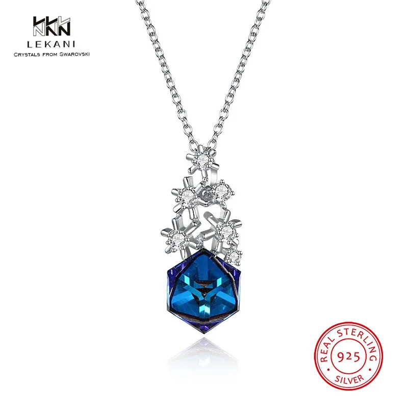 Ожерелье LEKANI с кристаллами Swarovski изящное ожерелье для выпускного вечера