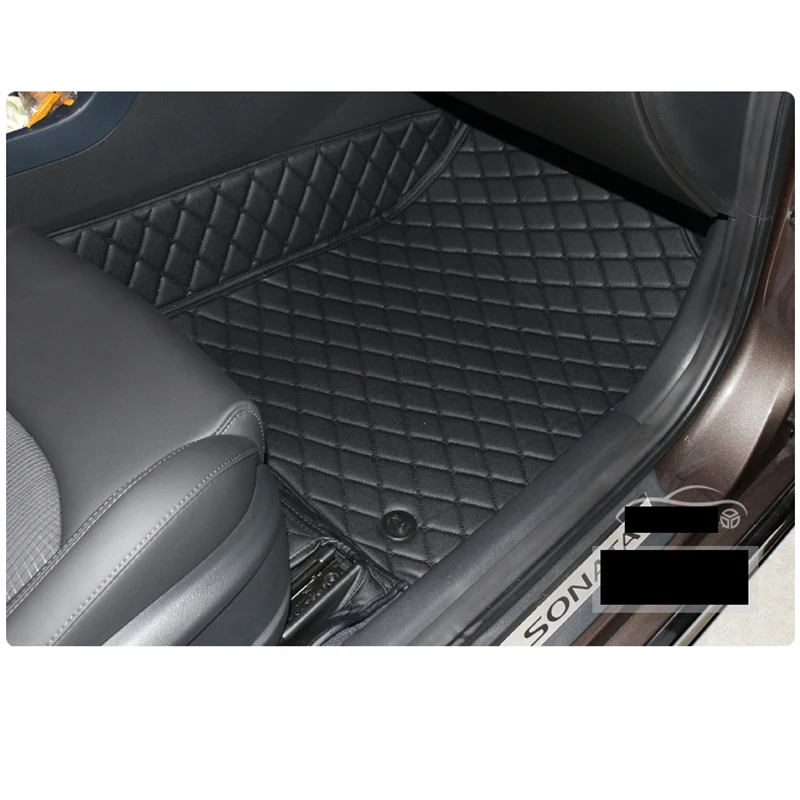 Lsrtw2017 кожаный автомобильный коврик для hyundai sonata 2005- 2006 2007 2008 i45 yf nf