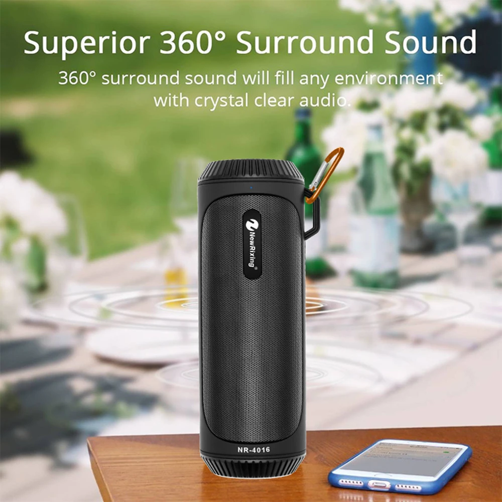 Newrixing мини Портативный Waterproo Bluetooth Динамик Беспроводной s музыка MP3 плеер