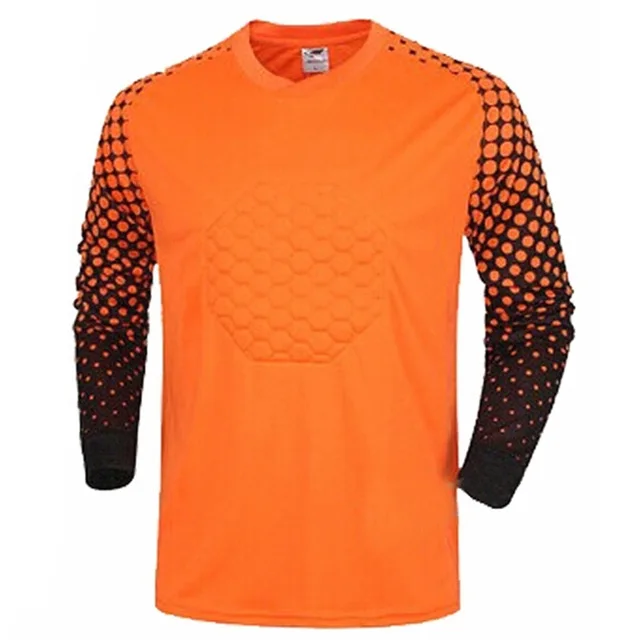 018 orange Мужские футболки для футбола, новинка, спортивный костюм для взрослых, тренировочный футбольный костюм для бега, регби, вратаря, Джерси, мужские рубашки и штаны, комплекты - Цвет: 018 orange