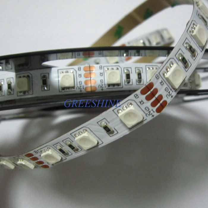 Гибсветодиодный Светодиодная лента 12 В постоянного тока 24 5050 RGB 5 м 300 светодиодов
