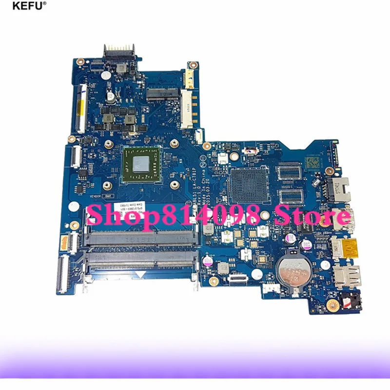 

813968-501 Laptop MotherboardFor HP 15-AF Series A6-6310M Processor ABL51 LA-C781P 100% tested