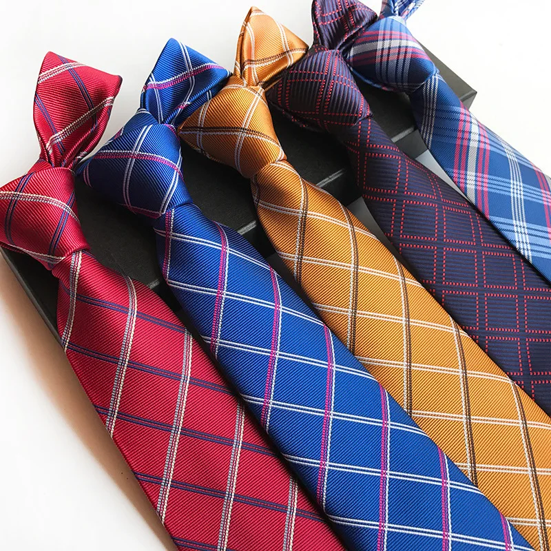 

Necktie 8cm Classic Striped Neckwear Cravat choker Business Dress Meeting Interview Wedding