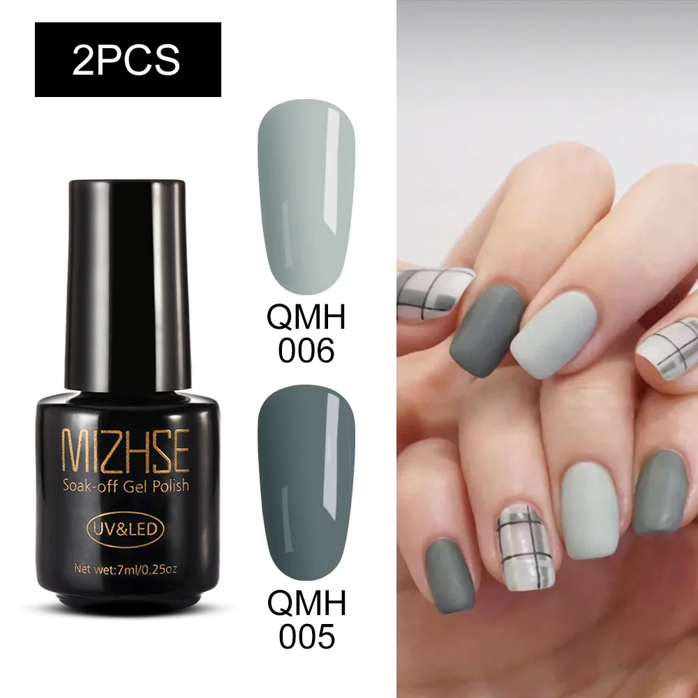 MC-2GELS-14 Набор гель-лака для ногтей MIZHSE, 3 шт., для маникюра, УФ-Гель-лак, светодиодный, профессиональный, все для лака, инструменты для маникюра, набор для салона - Цвет: MC-2GELS-14