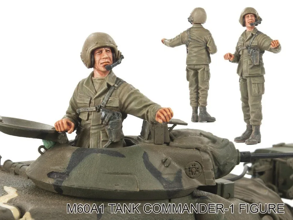 

1/35 M60A1 Танк командир солдат игрушка из смолы миниатюрный комплект без сборки Неокрашенный