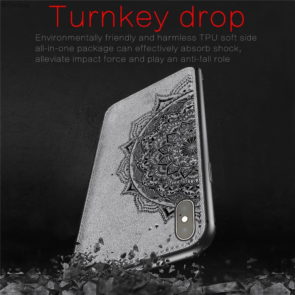 Для Apple iPhone XS Max чехол ткань текстура задняя крышка мягкая рамка Fundas автомобильный