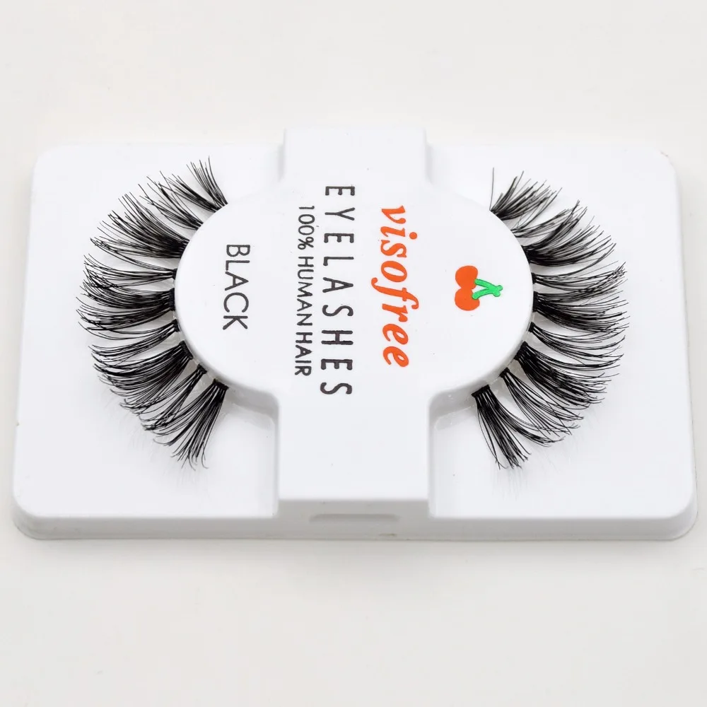 Накладные ресницы ручной работы накладные из 100% натуральных волос Многоразовые