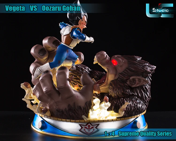 Комический клуб DRAGON BALL 46 см Vegeta VS Son Gohan Big apes форма gk смола статуя фигурка игрушка для коллекции