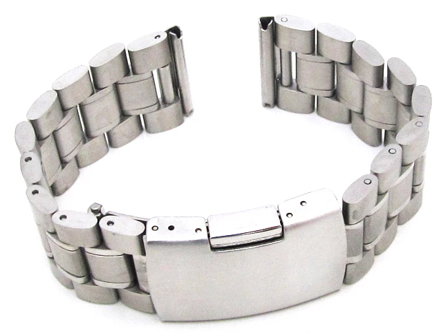 Пять бусин из нержавеющей стали твердый металлический ремешок для часов зажим