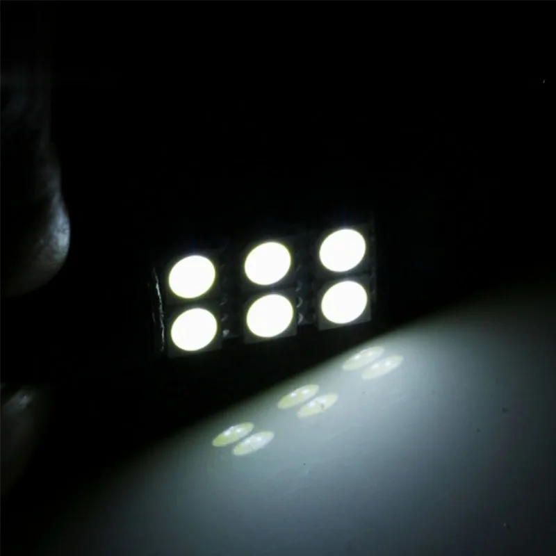 2PCSx супер LED T10 194 W5W 5050 Поворотная сторона номерного знака свет 4SMD зазор чтения неполярный 12V|Сигнальная лампа|