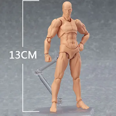 Аниме Archetype подвижная лошадь ферритовый Figma фигурка Коллекция Модель художника картина модель манекен художественный Рисунок эскиз - Цвет: Темный хаки