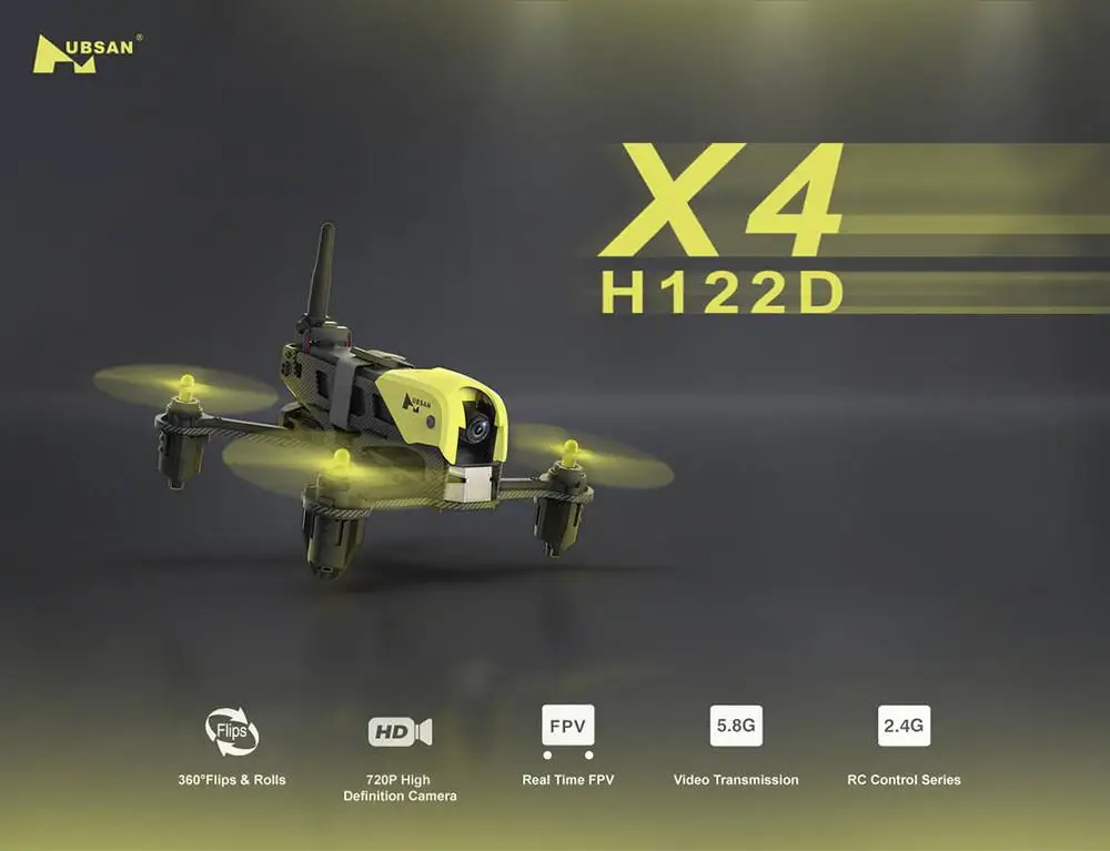 В наличии Hubsan H122D X4 Storm RC вертолет 5 8G FPV детское гоночное микроавто на пульте