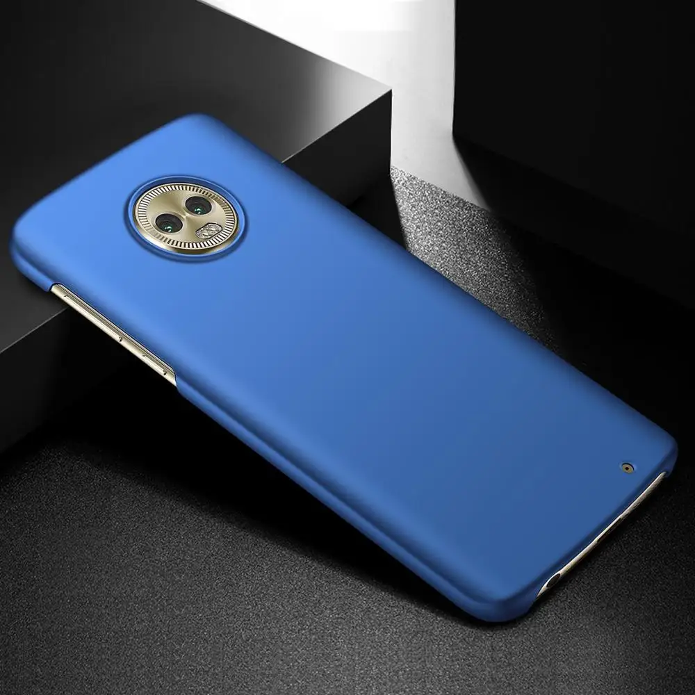 Для Moto One power G7 power G5 G6 G5S C Plus тонкий цветной резиновый матовый пластиковый чехол для Motorola Z4 Z2 Z3 E5 G7 Play - Цвет: Dark Blue