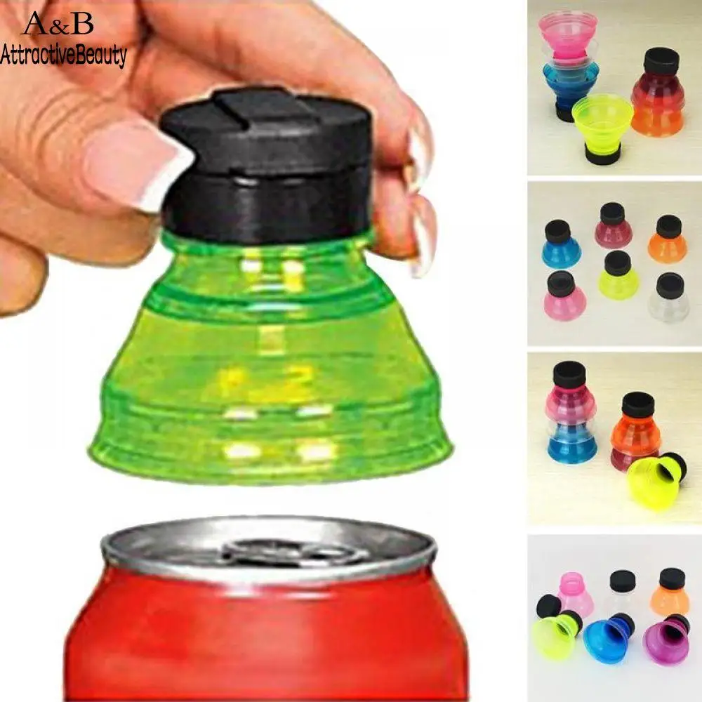 Soda Toppers Resealable многоразовые может практичный случайный цвет бутылки