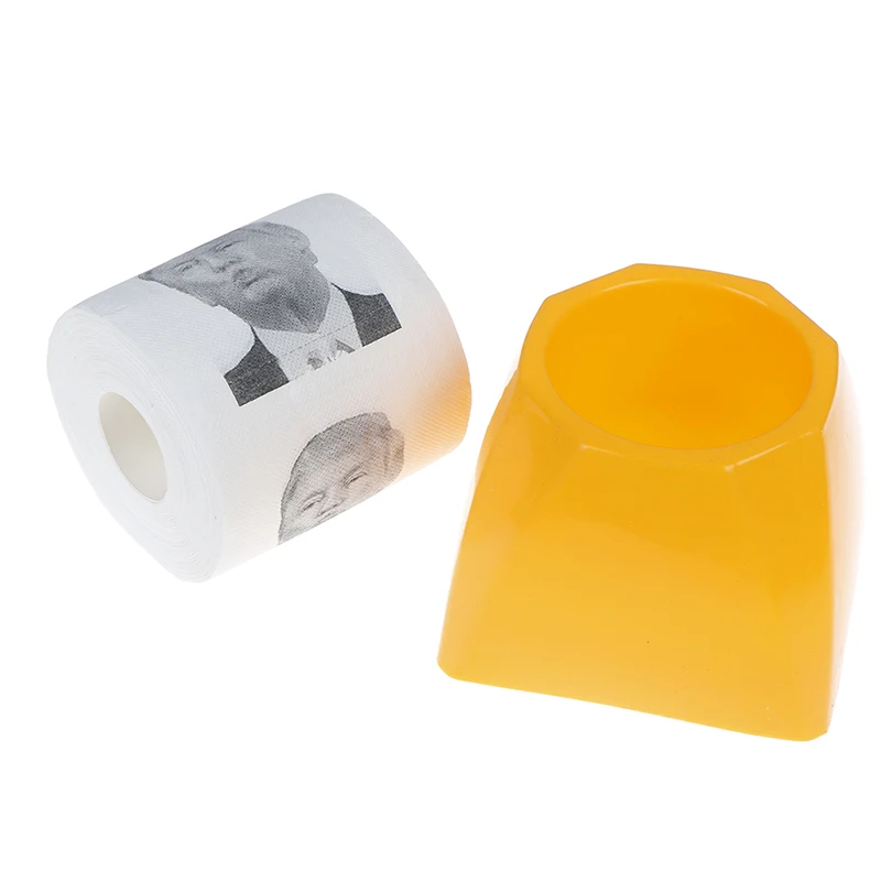 Yellow Brush Holders Trump Original Trump WC Toilet Paper Trump Brush Toilet Supplies Set Toilet