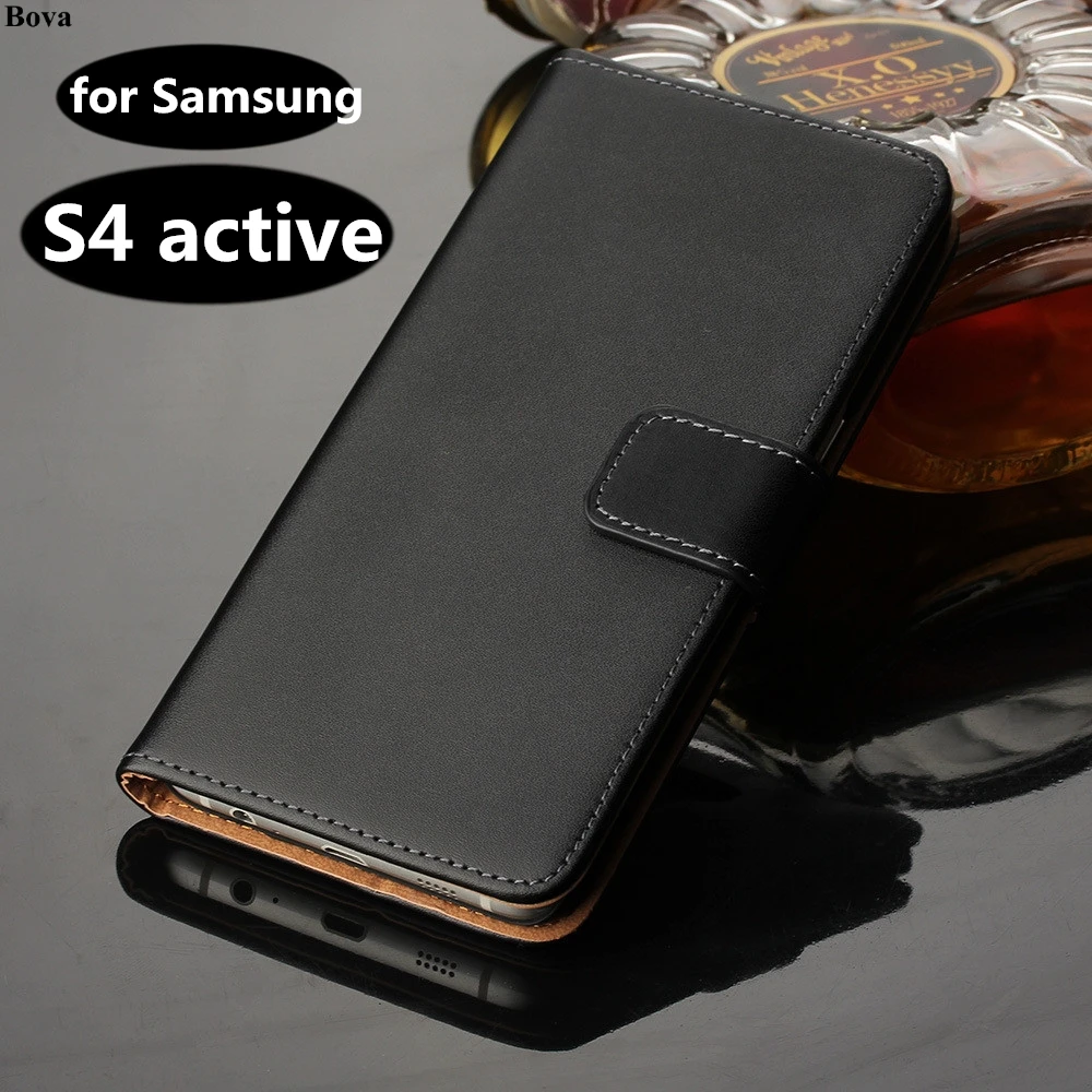 S4 active кожаный чехол бумажник для Samsung Galaxy Active роскошный книжка i9295 с держателем