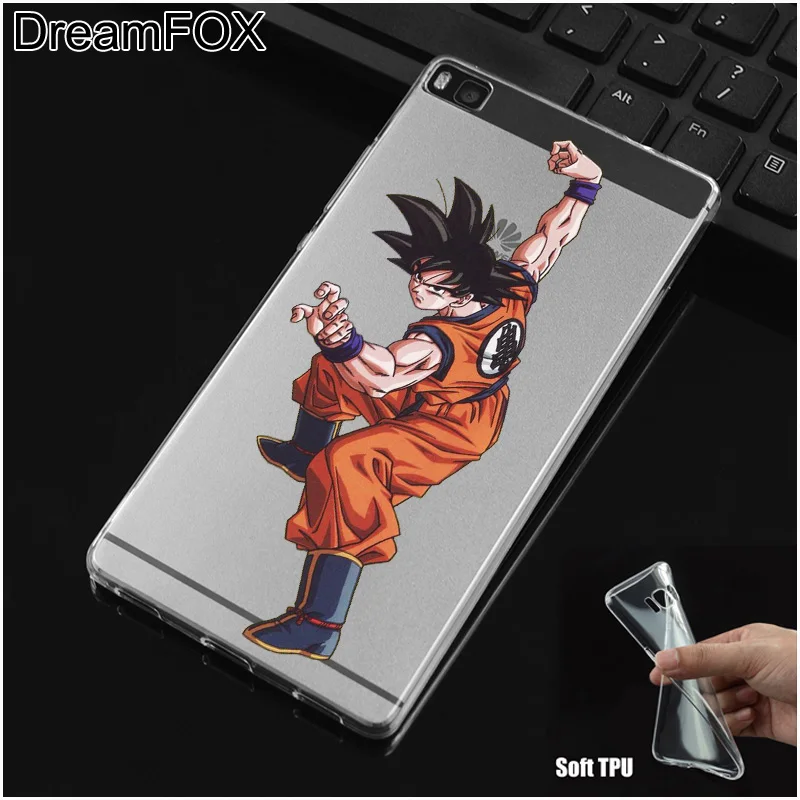 Мягкий силиконовый чехол DREAMFOX L033 Dragon Ball Goku из ТПУ для huawei P8 P9 P10 Lite Plus 2017 Honor 8 Pro 9 6X |