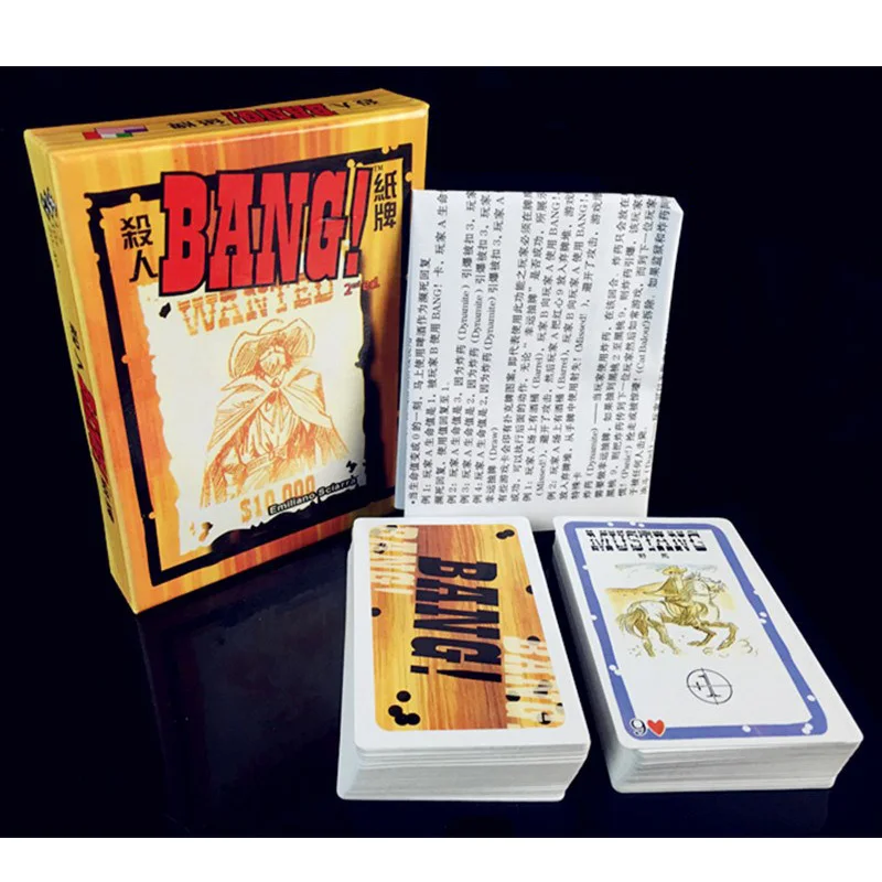 Настольная игра Bang 4 7 игроков китайская версия семейная настольная