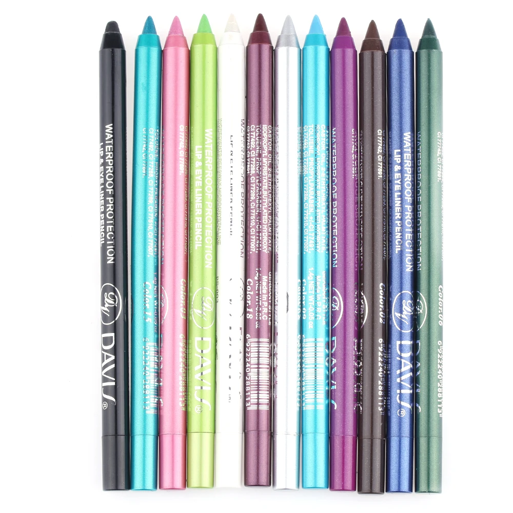 1Pc Charming Women Longlasting Waterproof Eye Liner Pencil Fashion Colourful Pigment Eyeliner Cosmetic Makeup Beauty Tools | Красота и