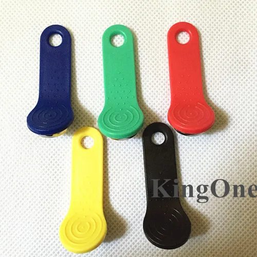 Бесплатная доставка 100 шт. разноцветные ручки электронный ключ iButton с цифровым